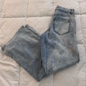 Light Wash Denim Jeans with Sparkle Back Pocket guess